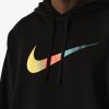 Nike Sportswear bluza męska kangurka czarna z nadrukiem